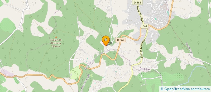 localisation de l'entreprise SCI IRIS  FAYENCE