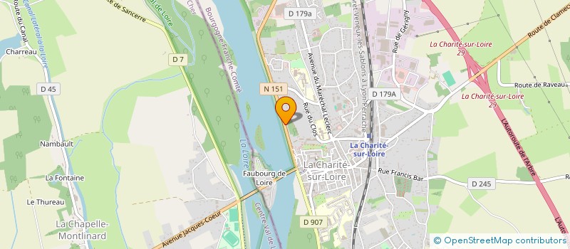 localisation de l'entreprise SCI IRIS  LA CHARITE-SUR-LOIRE