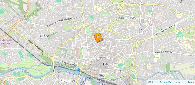 localisation de l'entreprise SCI IRIS à PAU