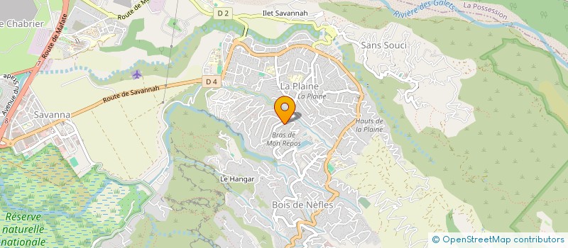 localisation de l'entreprise SCI IRIS à SAINT-PAUL