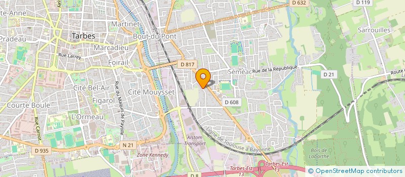 localisation de l'entreprise SCI IRIS  SEMEAC