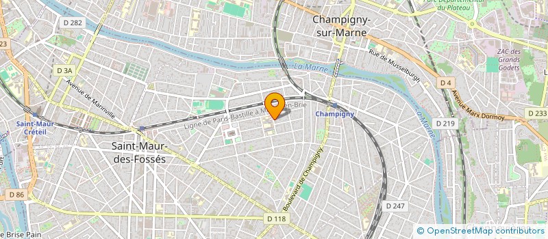 localisation de l'entreprise SCI IRIS à SAINT-MAUR-DES-FOSSES