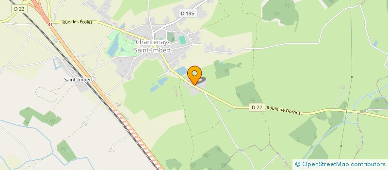 localisation de l'entreprise SCI IRIS à CHANTENAY-SAINT-IMBERT