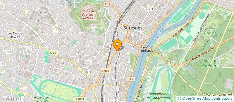 localisation de l'entreprise SCI IRIS à SURESNES