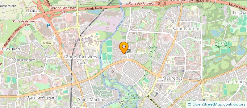 localisation de l'entreprise SCI IRIS  RENNES