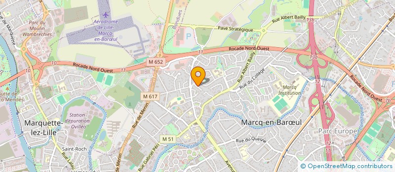 localisation de l'entreprise SCI IRIS à MARCQ-EN-BARŒUL