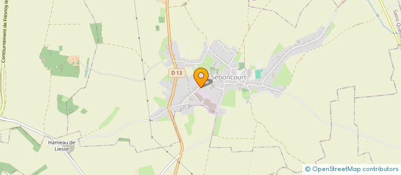 localisation de l'entreprise SCI IRIS  SEBONCOURT