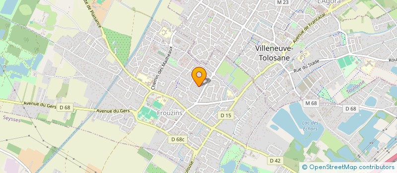 localisation de l'entreprise SCI IRIS  FROUZINS