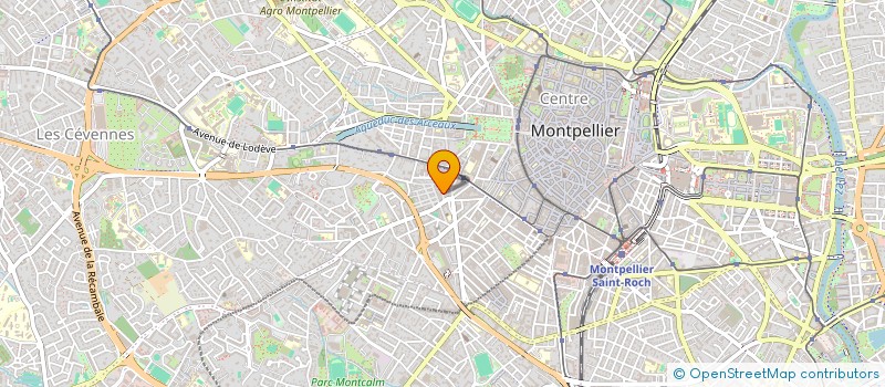 localisation de l'entreprise SCI IRIS à MONTPELLIER