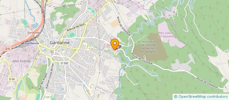 localisation de l'entreprise SCI IRIS à GARDANNE