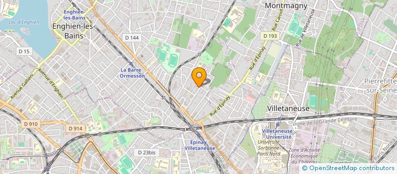 localisation de l'entreprise SCI IRIS 99  DEUIL-LA-BARRE