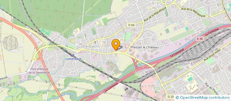 localisation de l'entreprise SCI IRIS IMMO  LUTTERBACH