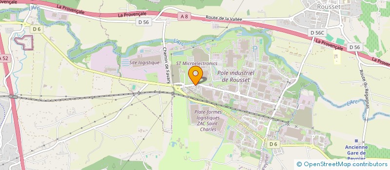 localisation de l'entreprise SCI IRIS IMMOBILIARE II à ROUSSET