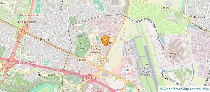 localisation de l'entreprise SCI IRIS IMMOBILIER  BRON