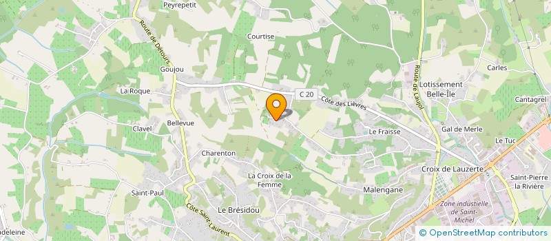localisation de l'entreprise SCI IRISLAND  BOULOC-EN-QUERCY