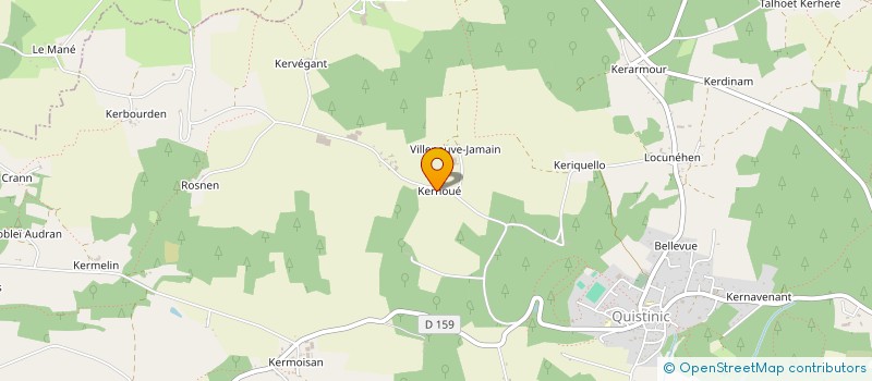 localisation de l'entreprise SCI IRLANDAISE  PLUMELIAU-BIEUZY