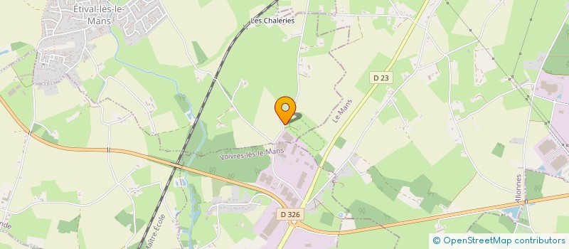 localisation de l'entreprise SCI IRLIDA  ETIVAL LES LE MANS