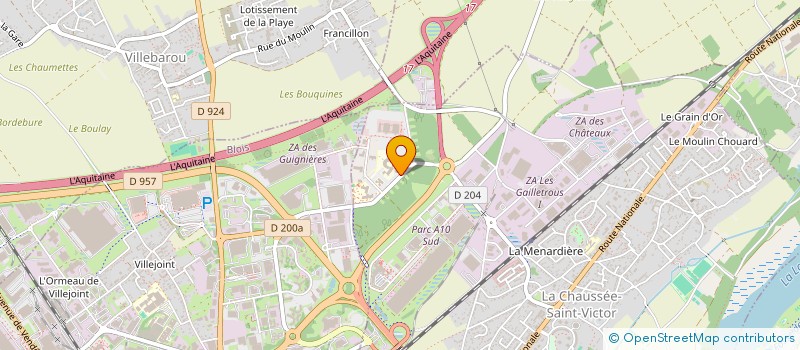 localisation de l'entreprise SCI IRM SCANNER  LA CHAUSSEE-SAINT-VICTOR