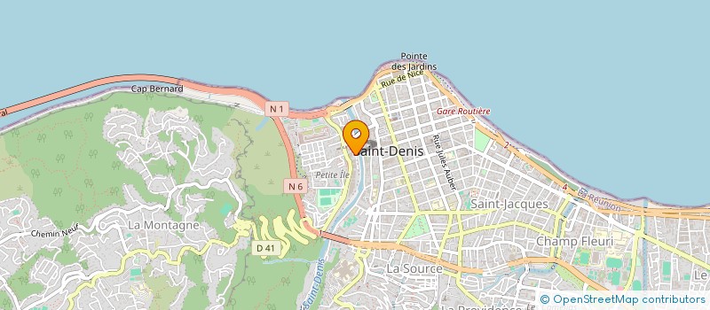 localisation de l'entreprise SCI IRMA à SAINT-DENIS