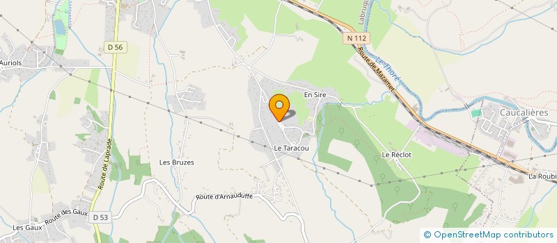 localisation de l'entreprise SCI IRMA  LABRUGUIERE