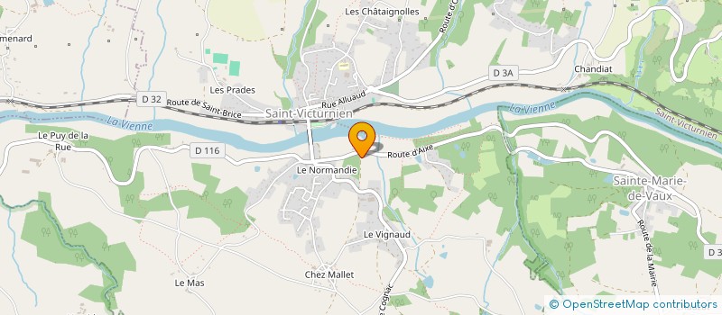 localisation de l'entreprise SCI IRMA à SAINT-VICTURNIEN