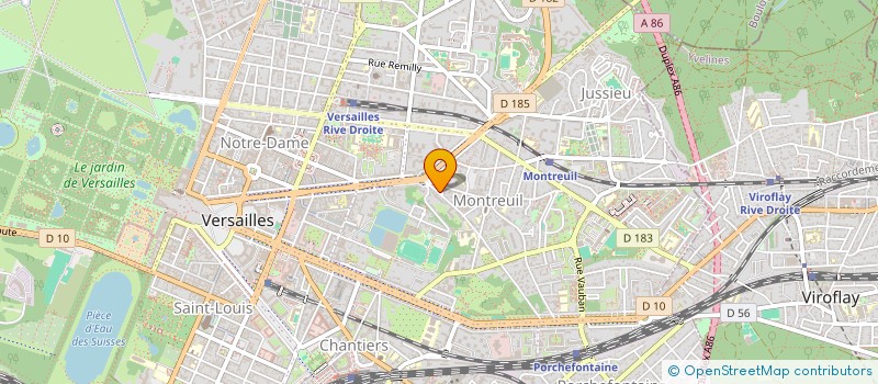localisation de l'entreprise SCI IRMA SATORY à VERSAILLES