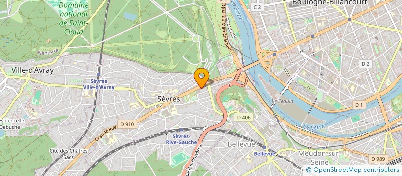 localisation de l'entreprise SCI IRMA VIII à SEVRES