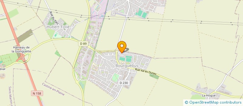 localisation de l'entreprise SCI IRMD DES TONNELIERS  BOURGUEBUS