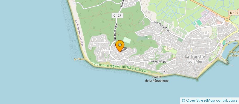 localisation de l'entreprise SCI IRMESA à LA TRANCHE-SUR-MER
