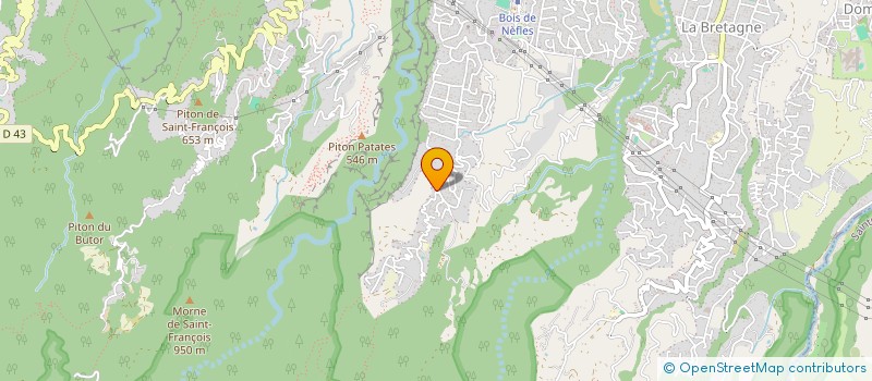 localisation de l'entreprise SCI IRMIDANE  SAINT-DENIS