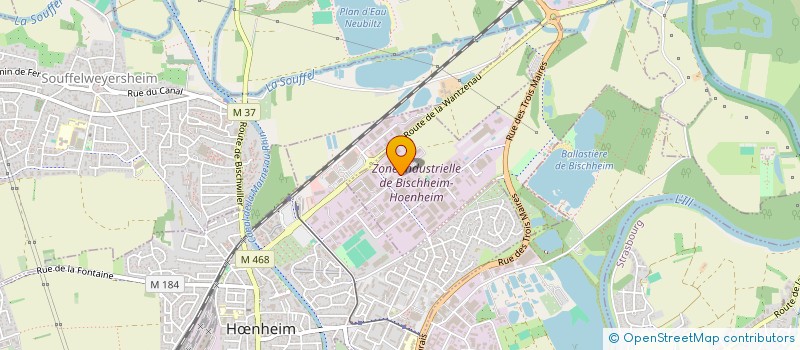 localisation de l'entreprise SCI IRMON  BISCHHEIM