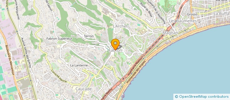 localisation de l'entreprise SCI IRO-IMO à NICE