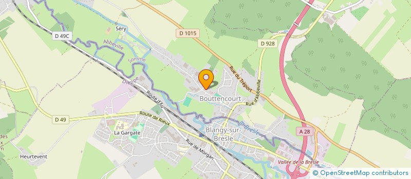 localisation de l'entreprise SCI IROISE  BOUTTENCOURT