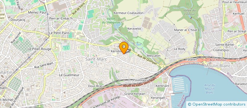 localisation de l'entreprise SCI IROISE  BREST