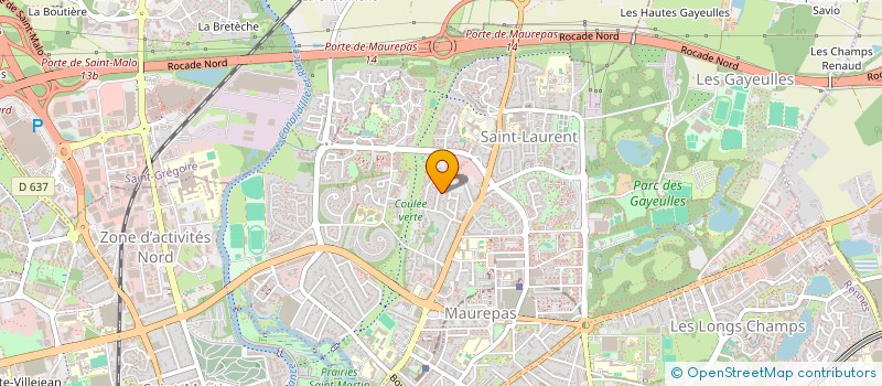 localisation de l'entreprise SCI IROISE  RENNES