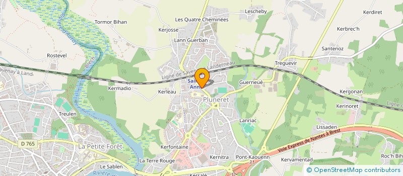 localisation de l'entreprise SCI IROISE à AURAY