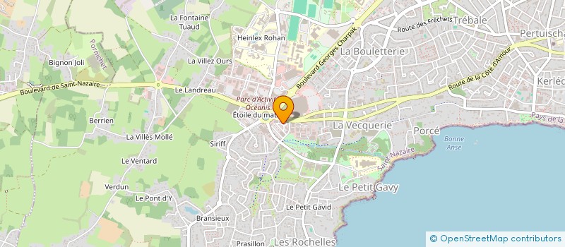 localisation de l'entreprise SCI IROISE IMMO  SAINT-NAZAIRE