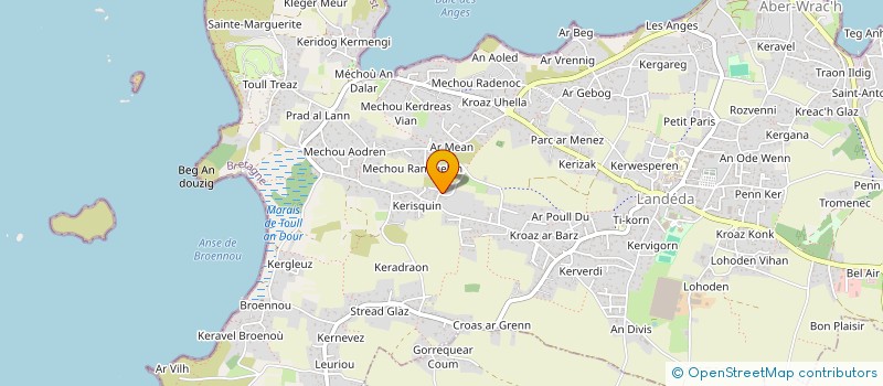localisation de l'entreprise SCI IROISE INVESTISSEMENT  LANDEDA