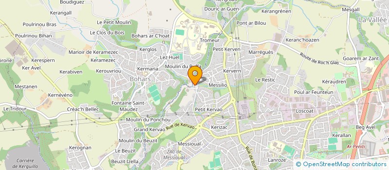 localisation de l'entreprise SCI IROISE KERHUEL  BREST