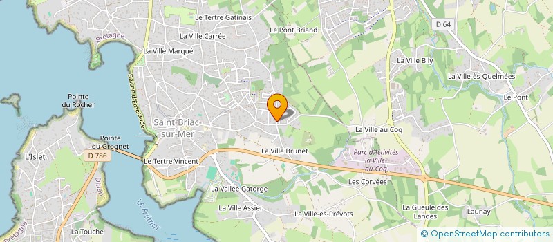 localisation de l'entreprise SCI IROKO  SAINT-BRIAC-SUR-MER