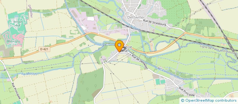 localisation de l'entreprise SCI IRON  LUPSTEIN