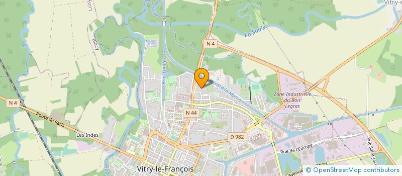 localisation de l'entreprise SCI IRON à VITRY-LE-FRANCOIS