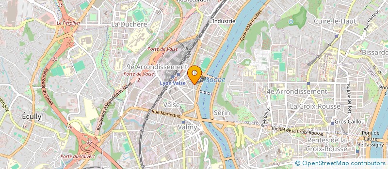 localisation de l'entreprise SCI IRONWOOD  LYON