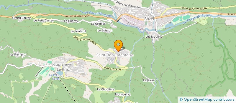 localisation de l'entreprise SCI IROVA à COURCHEVEL