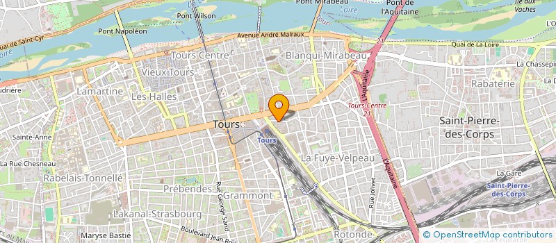 localisation de l'entreprise SCI IRPP  TOURS