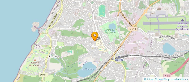 localisation de l'entreprise SCI IRRINTZINA à BIARRITZ