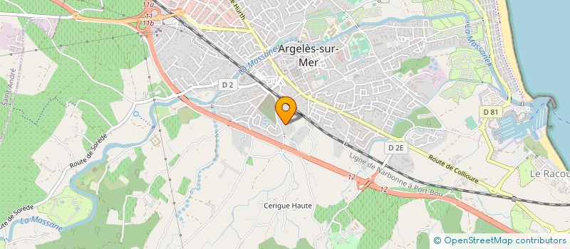 localisation de l'entreprise SCI IRRYANNE  ARGELES-SUR-MER