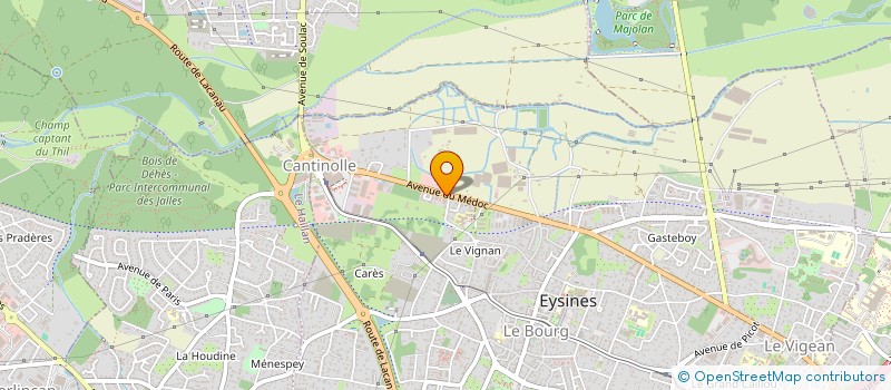 localisation de l'entreprise SCI IRUKASKO  EYSINES