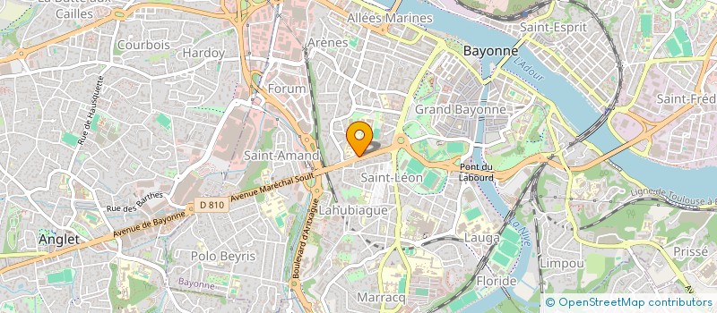 localisation de l'entreprise SCI IRUNA à BAYONNE