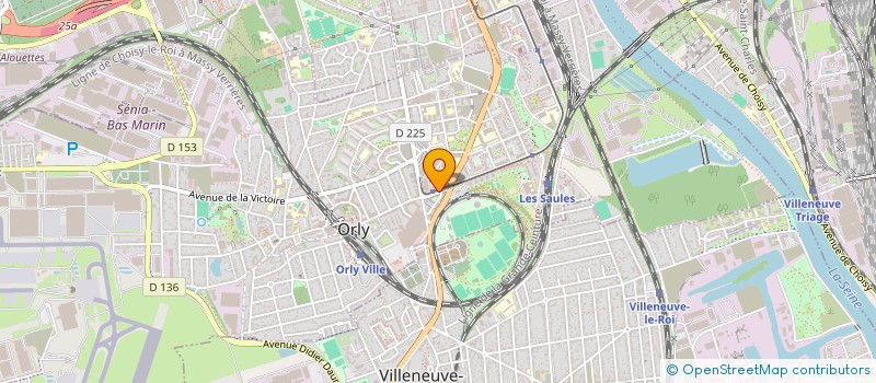 localisation de l'entreprise SCI IRYNA  ORLY